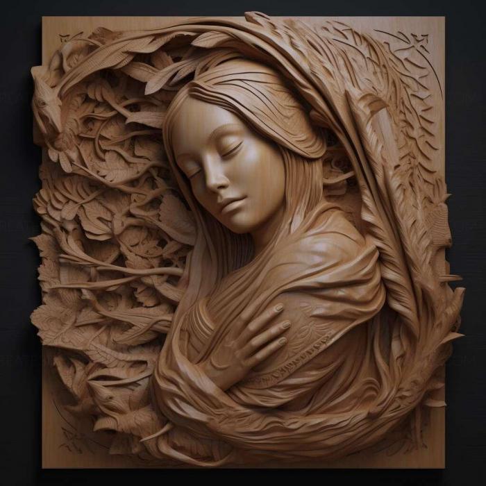 نموذج ثلاثي الأبعاد لآلة CNC 3D Art 